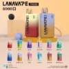 【LANA】6000口拋棄式電子煙｜550mAh長效續航快充｜台灣現貨秒發免運