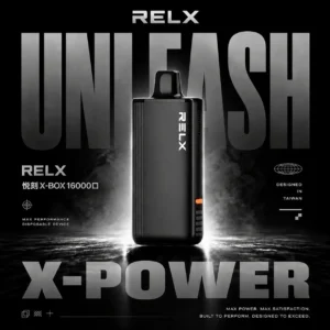 【RELX 悅刻 X-BOX】16000口換彈式拋棄式電子煙套裝｜Mesh網狀芯 × 雙段功率調節｜台灣現貨秒發