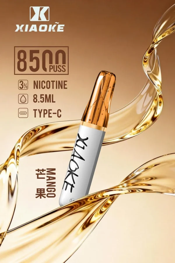 【XIAOKE 梟客】8500口拋棄式電子煙｜8.5ml儲油量 × Type-C充電設計｜台灣現貨秒發
